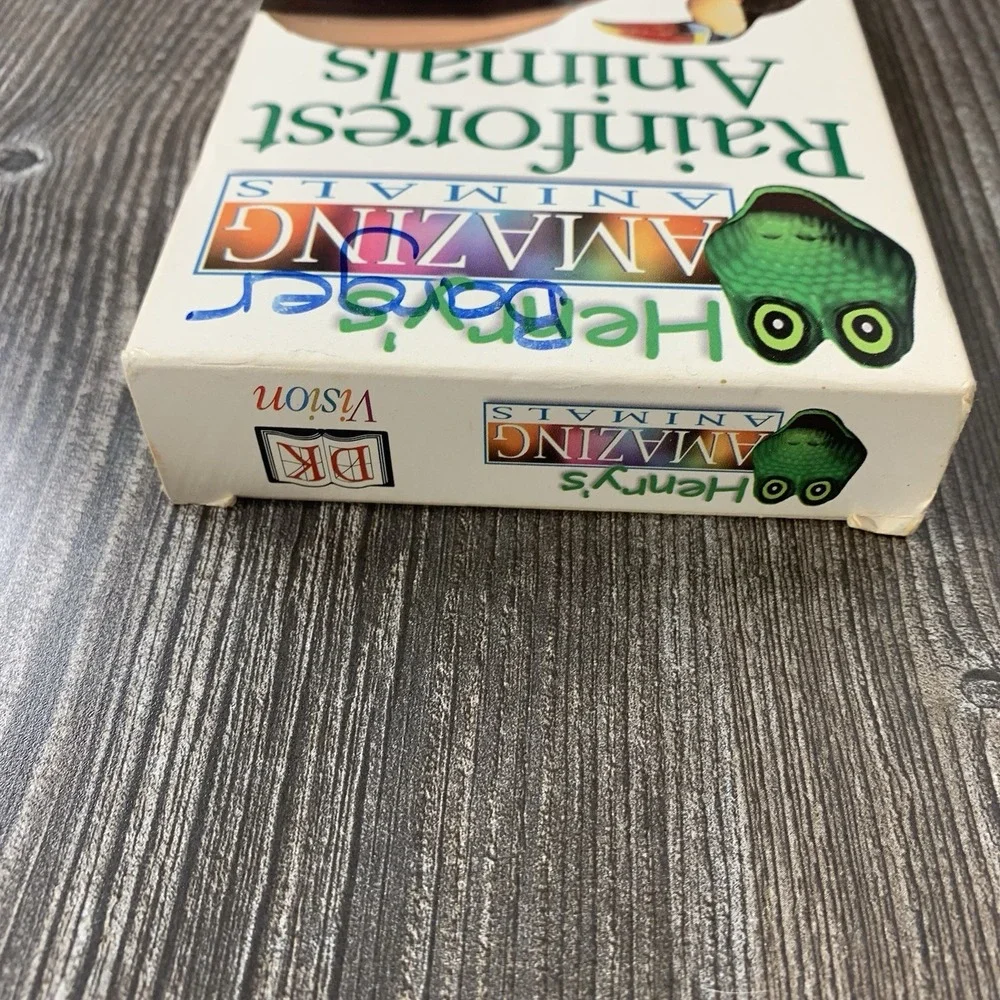 Henry's Amazing Animals Rainforest Animals (VHS,‎ 1996) DK Vision Education Rare